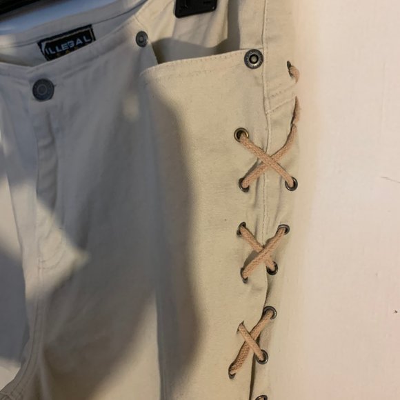 Illegal pants laced on the sides 14 - Picture 3 of 11